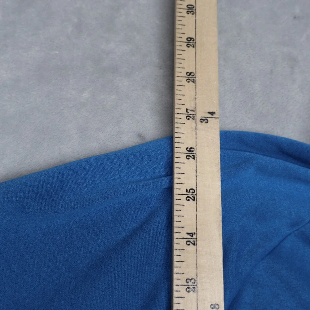 North Face Sweatshirt Mens Large Blue Pioneer Peak 1/4 Zip Pullover Fleece Light